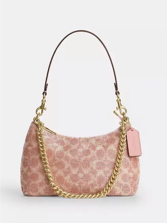 Coach Handbags - Coach Pink Beaded Teri
